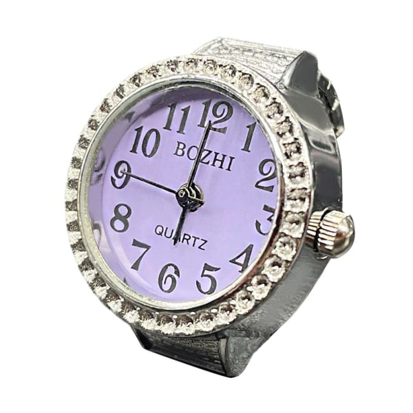 Digital watch Ring Watch LILA Purple
