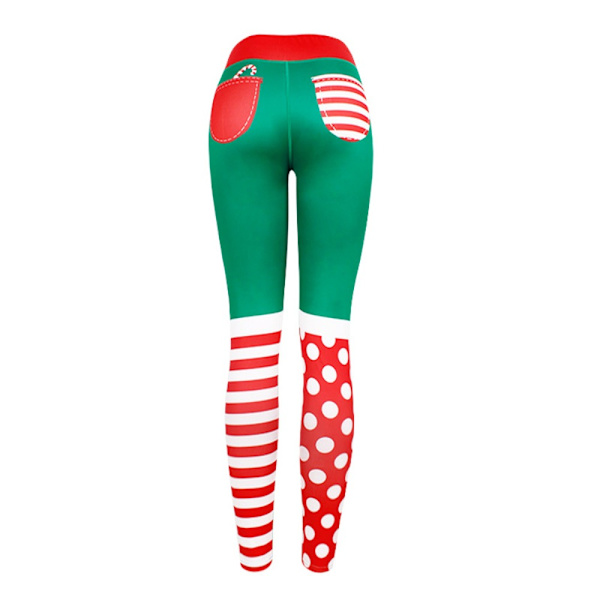Joulu Xmas Joogahousut Gym Sport Leggingsit MA A MA
