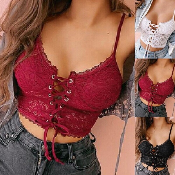 Naisten pitsiliivit Sexy Lingerie Bra WINE RED S wine red S