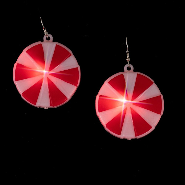 Jul LED Flash Øreringe Glødende Øreringe KONFECT Confectionery