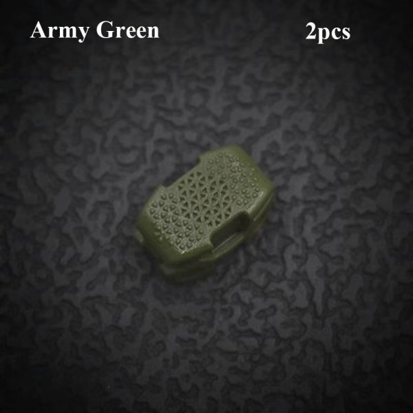 2st fjäderkabellås Toggle Stopper ARMY GREEN Army Green