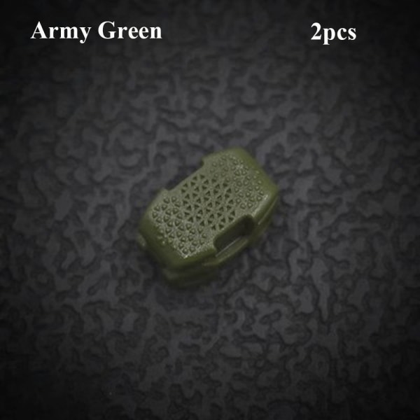 2stk Spring Cord Locks Toggle Stopper ARMY GREEN Army Green