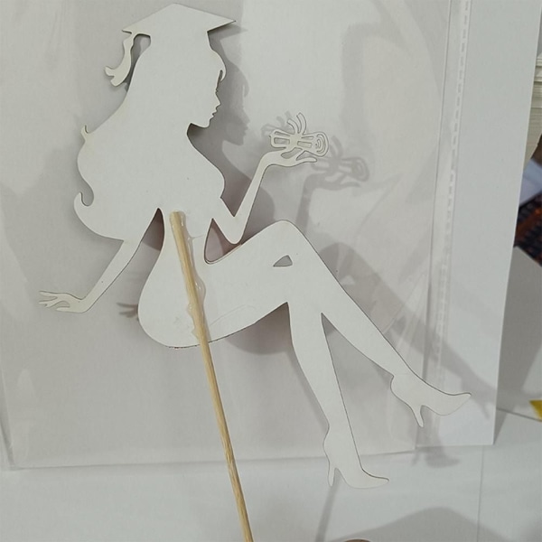 Cake Topper Happy Graduation GOLD gold