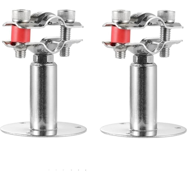 2ST Rörfäste Klämma Rörstöd Väggfäste 2PCS