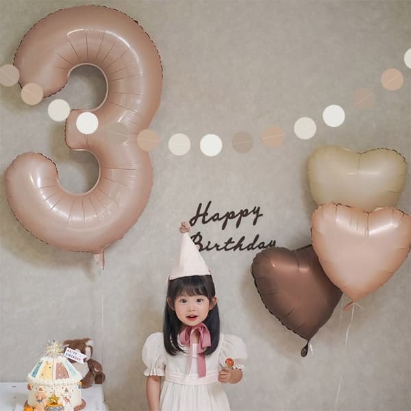 5 stk Papir Garland Bakgrunn Circle Dot