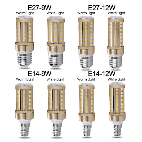 LED-polttimo ei välkkyä E27-9WWHITE LIGHT VALKOINEN VALO E27-9WWhite Light