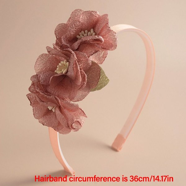 Blomsterpannband Blomhårband F F F