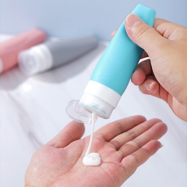 Matkapullot Uudelleentäytettävät Pullot HARMAA 60ml 60ml grey 60ml-60ml