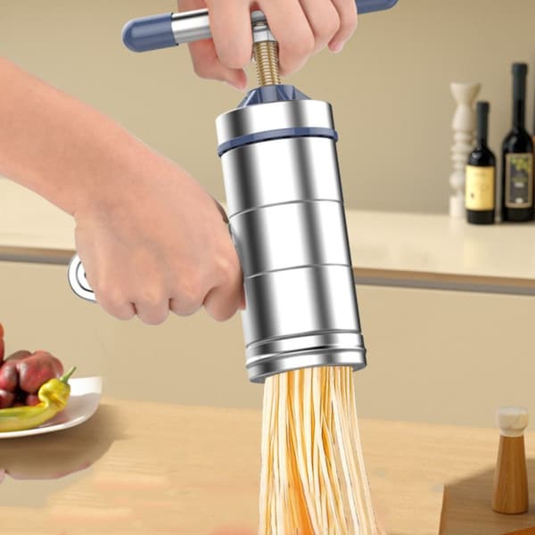 Manuel Nudel Pasta Maker Press Machine GRÅ grey