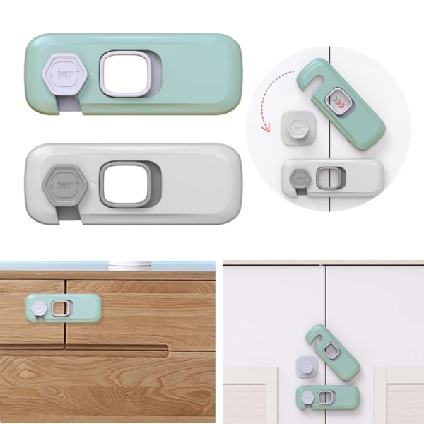 2 kpl Lapsilukko Ovien lukot VÄRI 3 VÄRI 3 Color 3