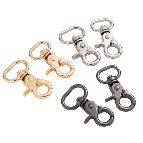 5 st Löstagbara Snap Hook Trigger Clips GRÅ 20MM Grey 20mm