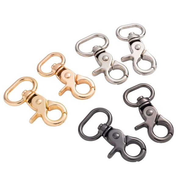 5 st Löstagbara Snap Hook Trigger Clips GULD 20MM Gold 20mm