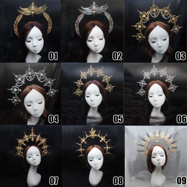 DIY Crown Material Kit Gothic Lolita Tiara 01 01 01