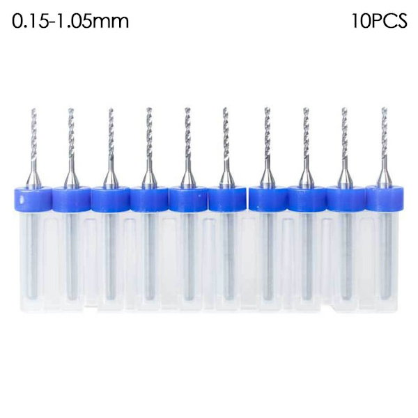 10 kpl kovametalliporanteriä 0,15-1,05 mm 0.15-1.05mm