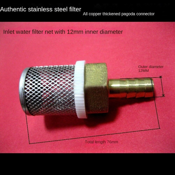 2 stk. Messing Filter Mesh Filter 12MM 12MM 12MM