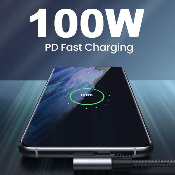 C-tyypin kaapeli USB-C-datajohto VIHREÄ 1M Green 1m