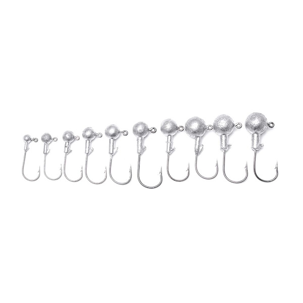 10 st/ set Blyhuvud Krok Jigging Bait 1G 1g