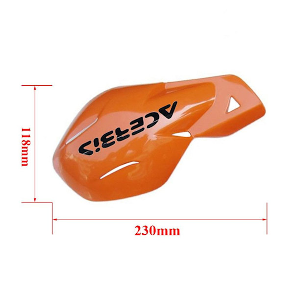 Motorcykel Handskydd Hand Guard Protector RÖD red
