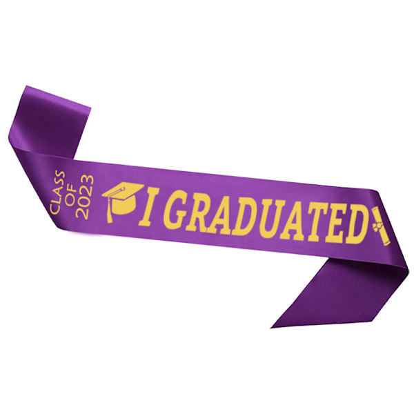 2023 Graduation Sash Graduated Satin 6 6