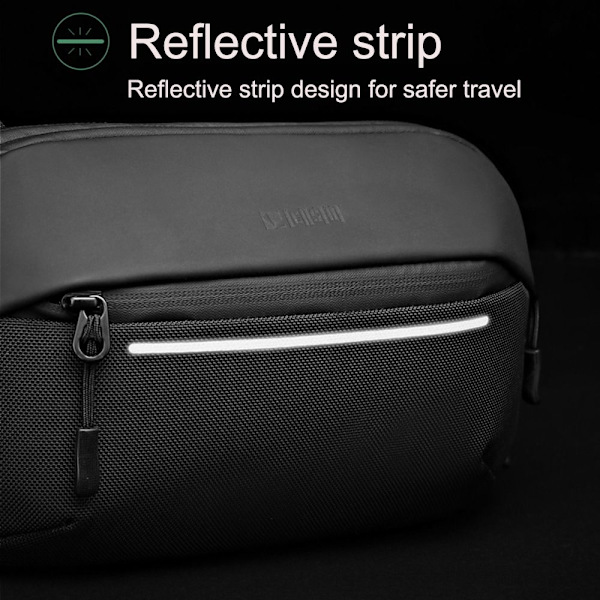 Vyölaukku Fanny Pack MUSTA black