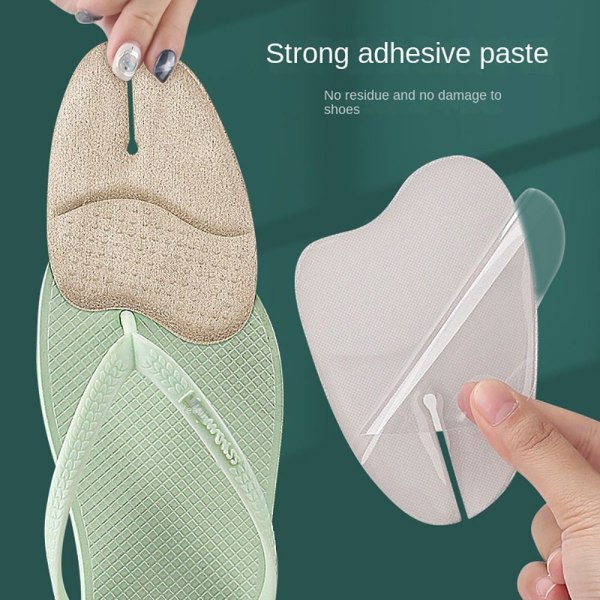 2 par Gel Metatarsal Pads Framfotskudde TRANSPARENT transparent