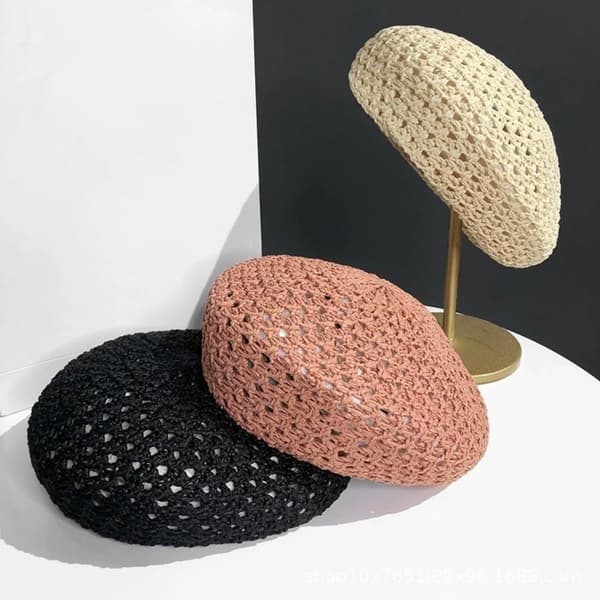 Beret Hat Maler Hat GUL yellow