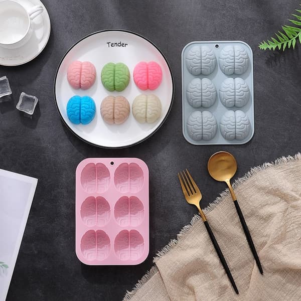 1/2 kpl 3D- molds Mold PINK & BLUE pink&blue