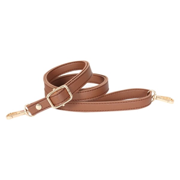 Læderrem Håndtaske bælter BRUN&GULD brown&gold