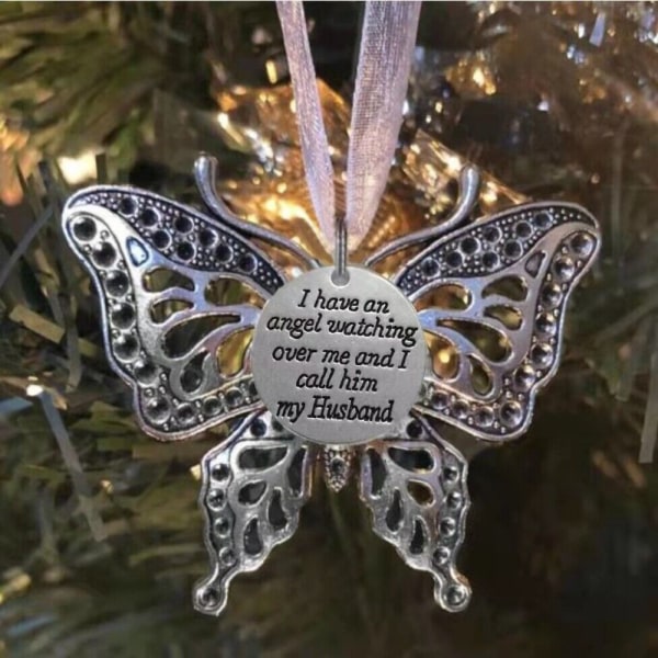 Butterfly Memorial Family Pendant Memorial Family Pendant E E E