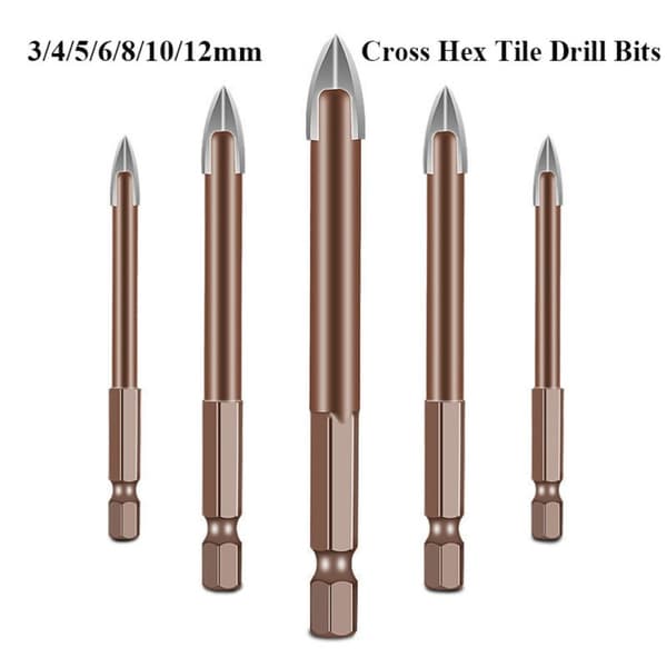 Cross Hex Kakelborr 4MM 4mm
