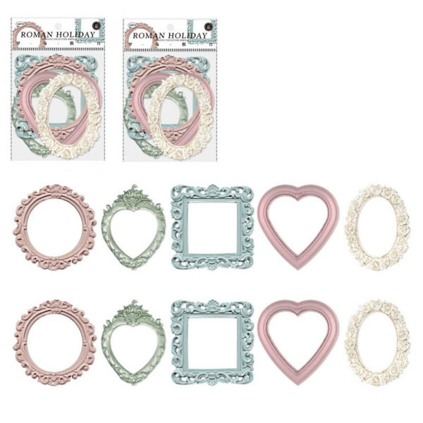 Ihålig präglad fotoram DIY Craft Cardstock Paper 4 4 4