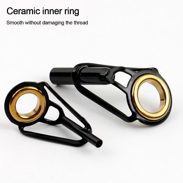 5 Stk Fiskestang Guide Eye Keramisk Ring 2,0MM 2,0MM 2.0mm