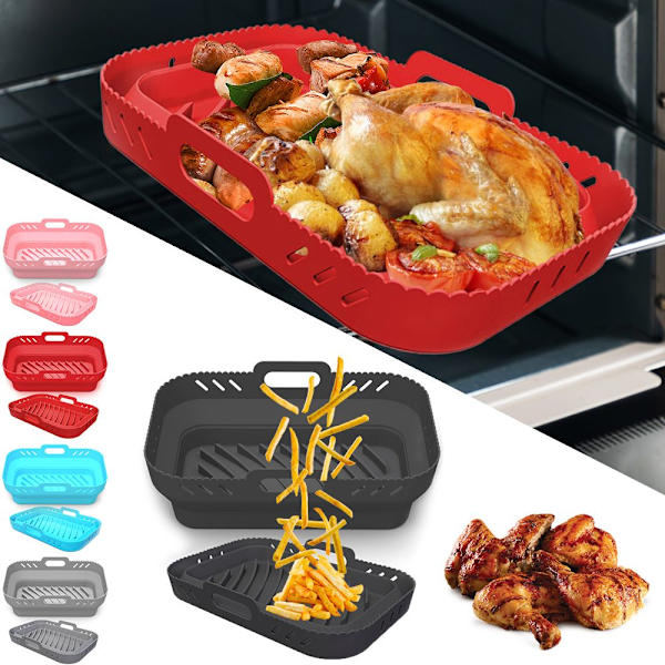 Silikongryta för NINJA Air Fryer GRÅ grey