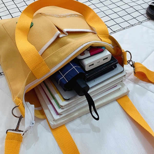Student Tutorial Bag Totes Shopper Bags HVIT White