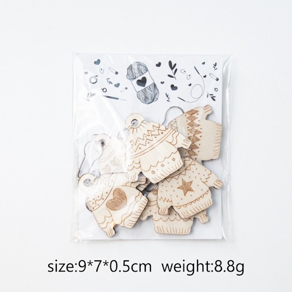 Låsning af maskemærker Strikke Hæklemærke 8 STK-SOKKER 8pcs-socks