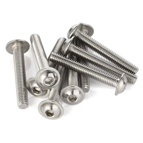 25 STK Socket Cap Skruer Sekskant Sekskant Socket Bolt unbrakonsokkel 25PCS