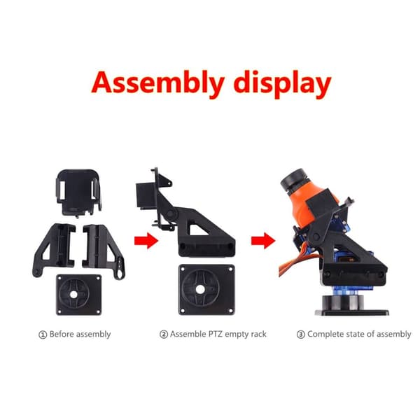 PT Camera Platform Camera Mount FPV Gimbal PTZ with 2 servo