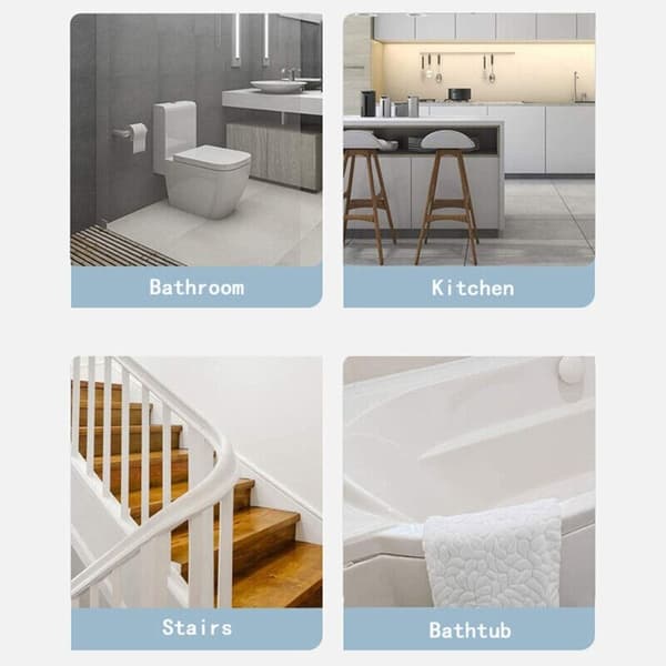 Badrumsdekaler Halkskydd VIT VIT White