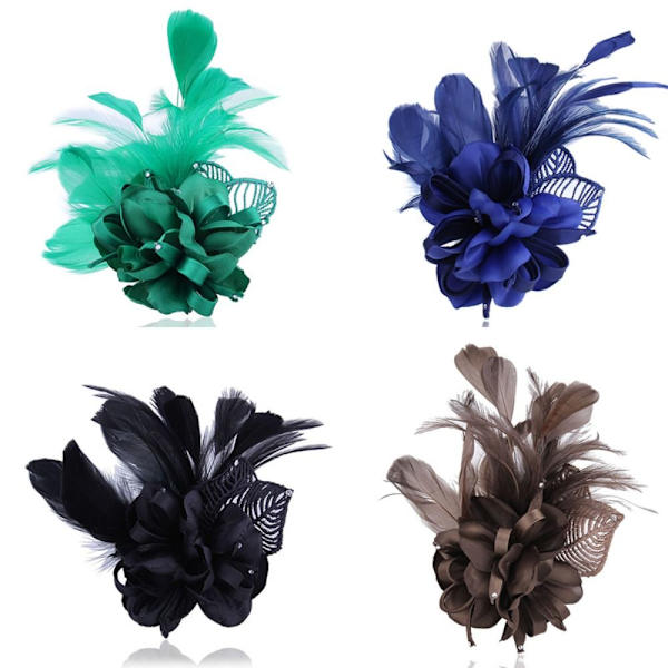 Sulka Rintaneula Kukka Rintaneula NAVY BLUE Navy blue