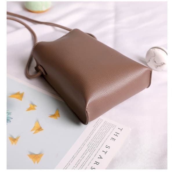 Læder Håndtasker Crossbody Tasker BEIGE beige