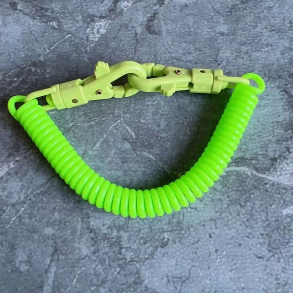 2st taktiskt indragbar fjädertelefon elastiskt rep 2 2 2
