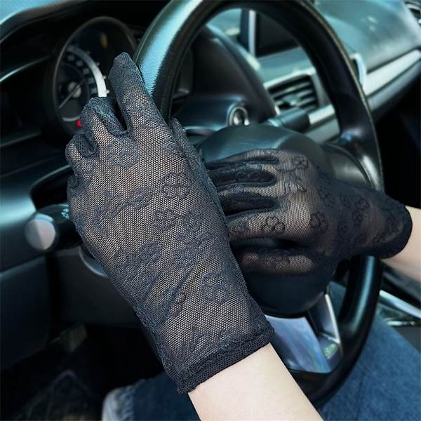Sun Protection Gloves Short Gloves GREY grey