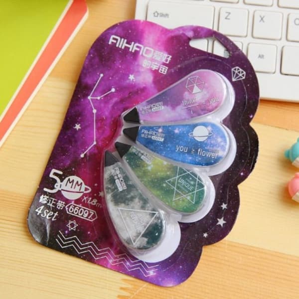 2 STK Star Sky Correction Correcting Tape Stor kapasitet