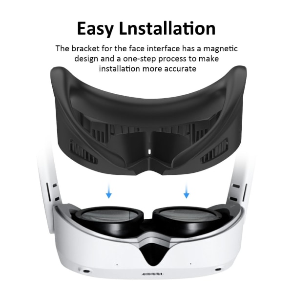 Hot VR Face Cover Ansiktsgrensesnitt Mask Cover black