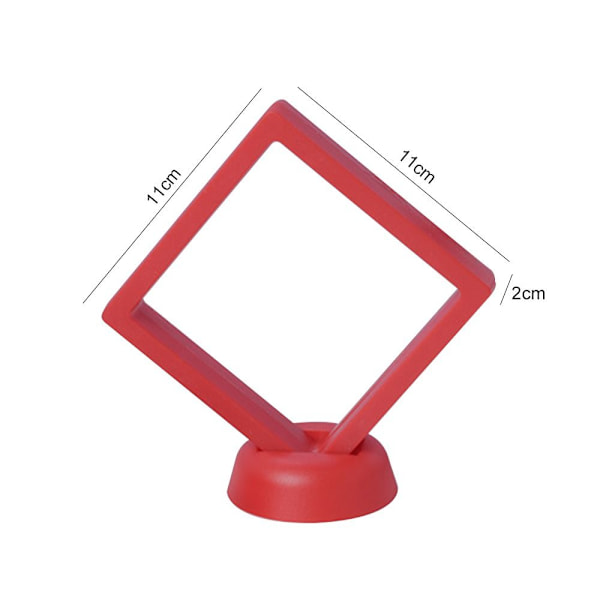2stk Display Case Suspension Opbevaring ROSE RED rose red