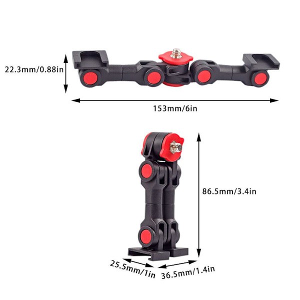 Cold Shoe Extension Mount Mount Bracket Extension Bar Bracket