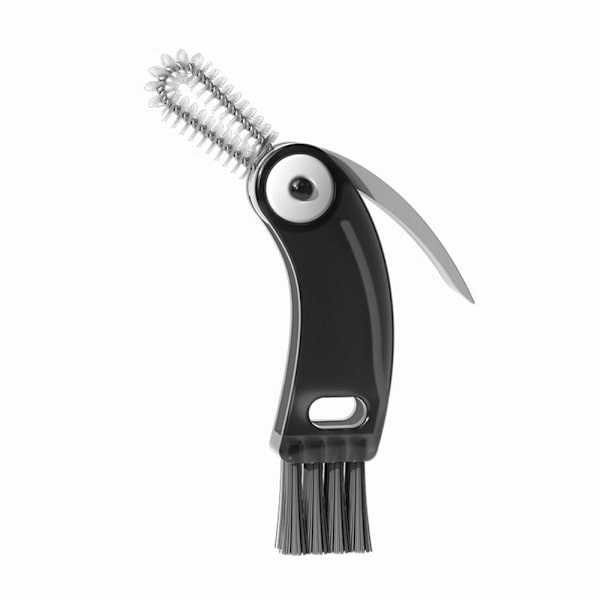Flaskkopp Lock Brush Cleaner Tools GRÅ grey