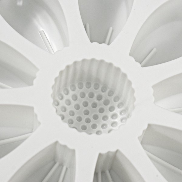 Stor 3D Blomster Silikone Kageform Mousse Form