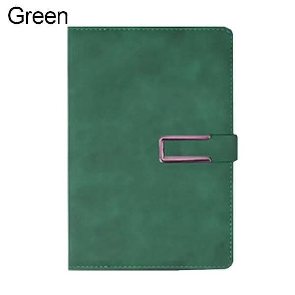 A5 Notebook Ledger Book GRØN Green