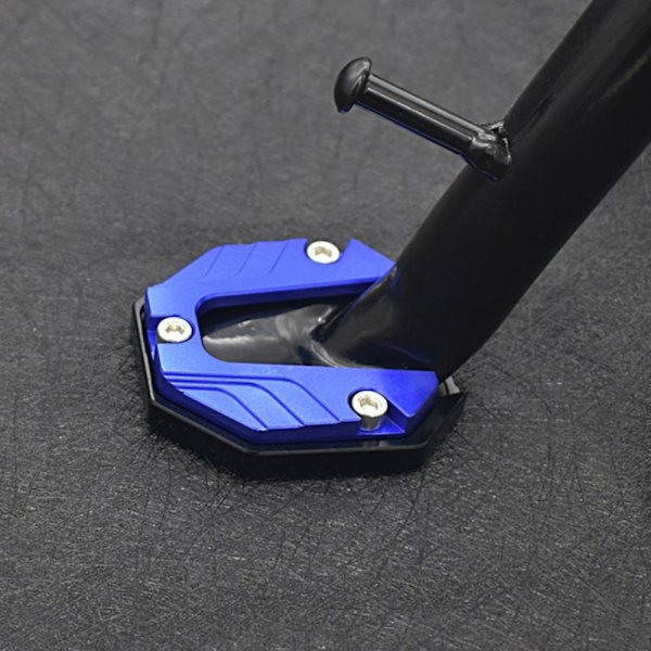 Motorcykel Kickställ Motorcykel Side Kick Stand Pad SVART black